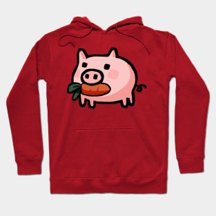 Cute Piggy Cartoon Carton Munch Hoodie